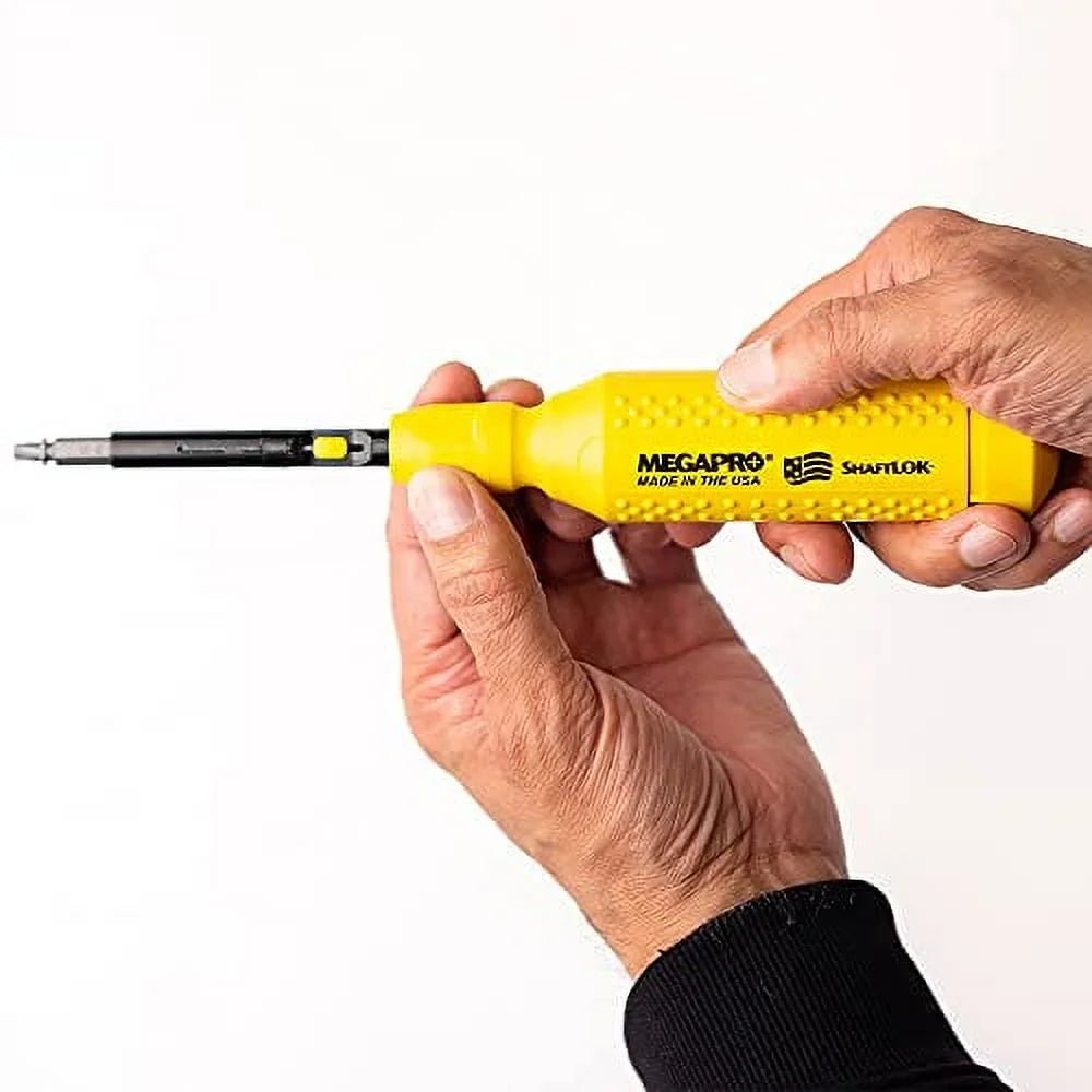 MegaPro 151SizeL44 15-In-1 SizehaftLok Driver in Yellow