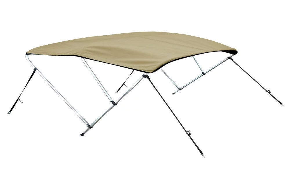 Bimini Top Boat Cover 36" High 3 Bow 6' ft. L x 79" - 84" W BEIGE