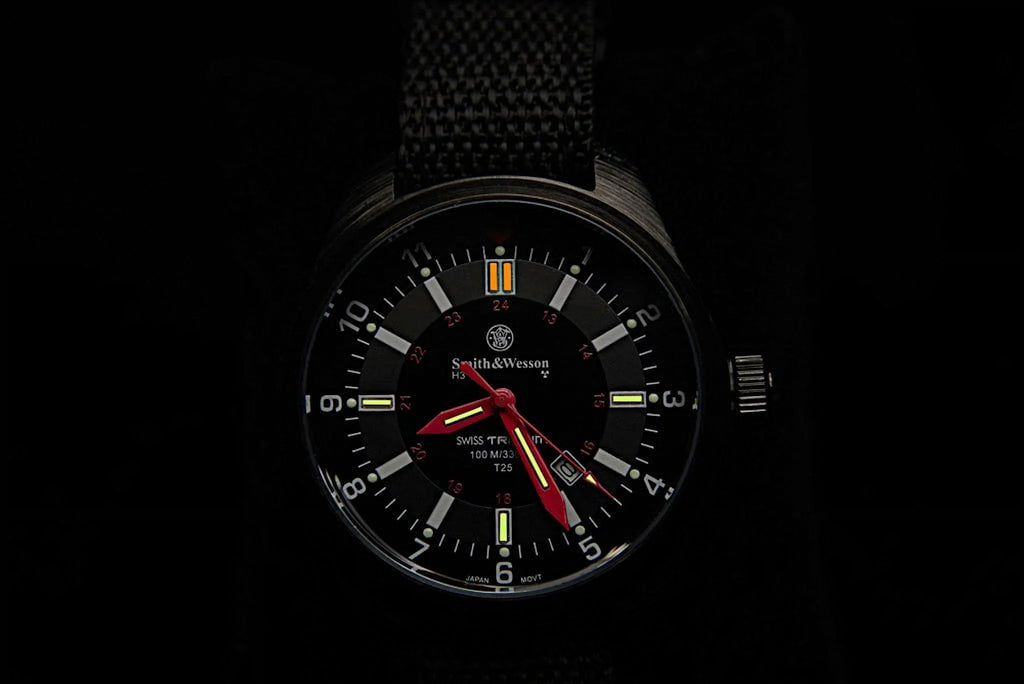 Size&W Military Tritium Watch with 3 Interchange Sizetraps