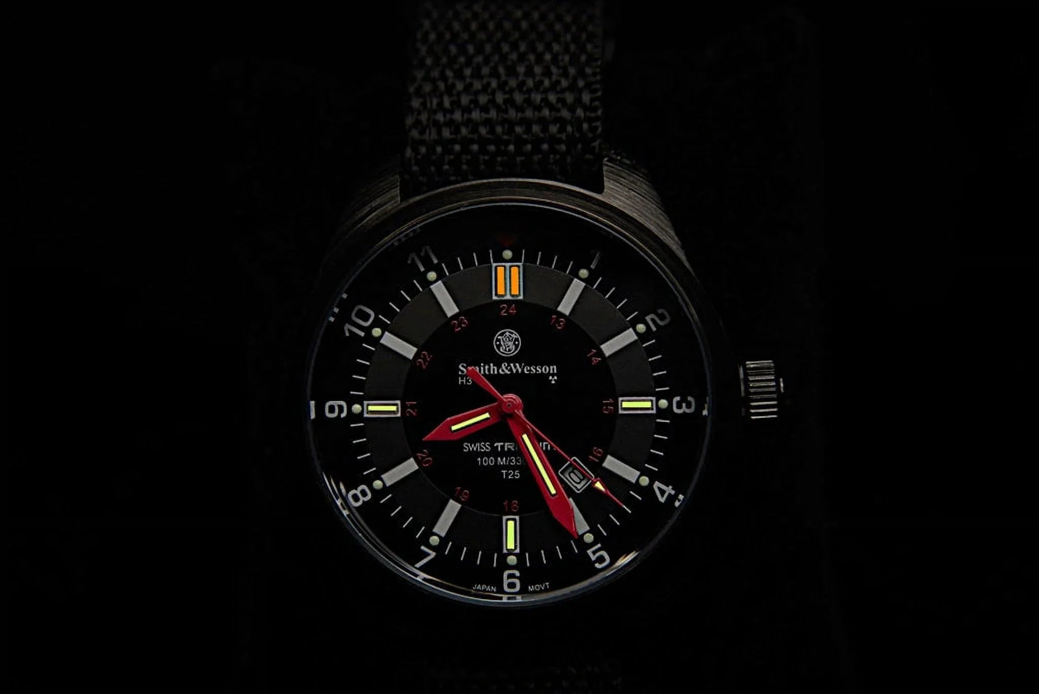 Size&W Military Tritium Watch with 3 Interchange Sizetraps