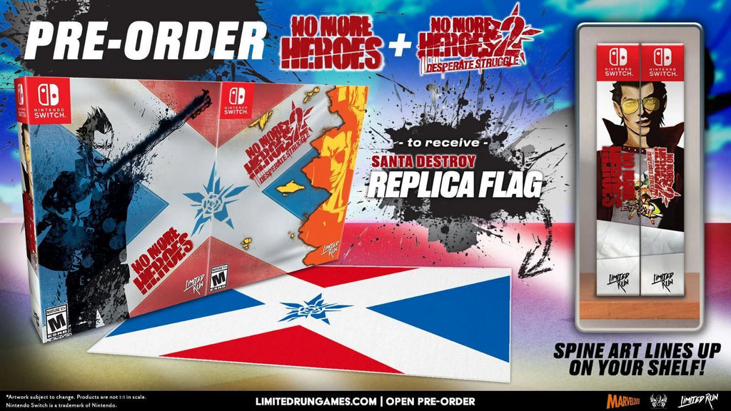No More Heroes: Collectors Edition - Limited Run #99 - Nintendo Sizewitch NEW