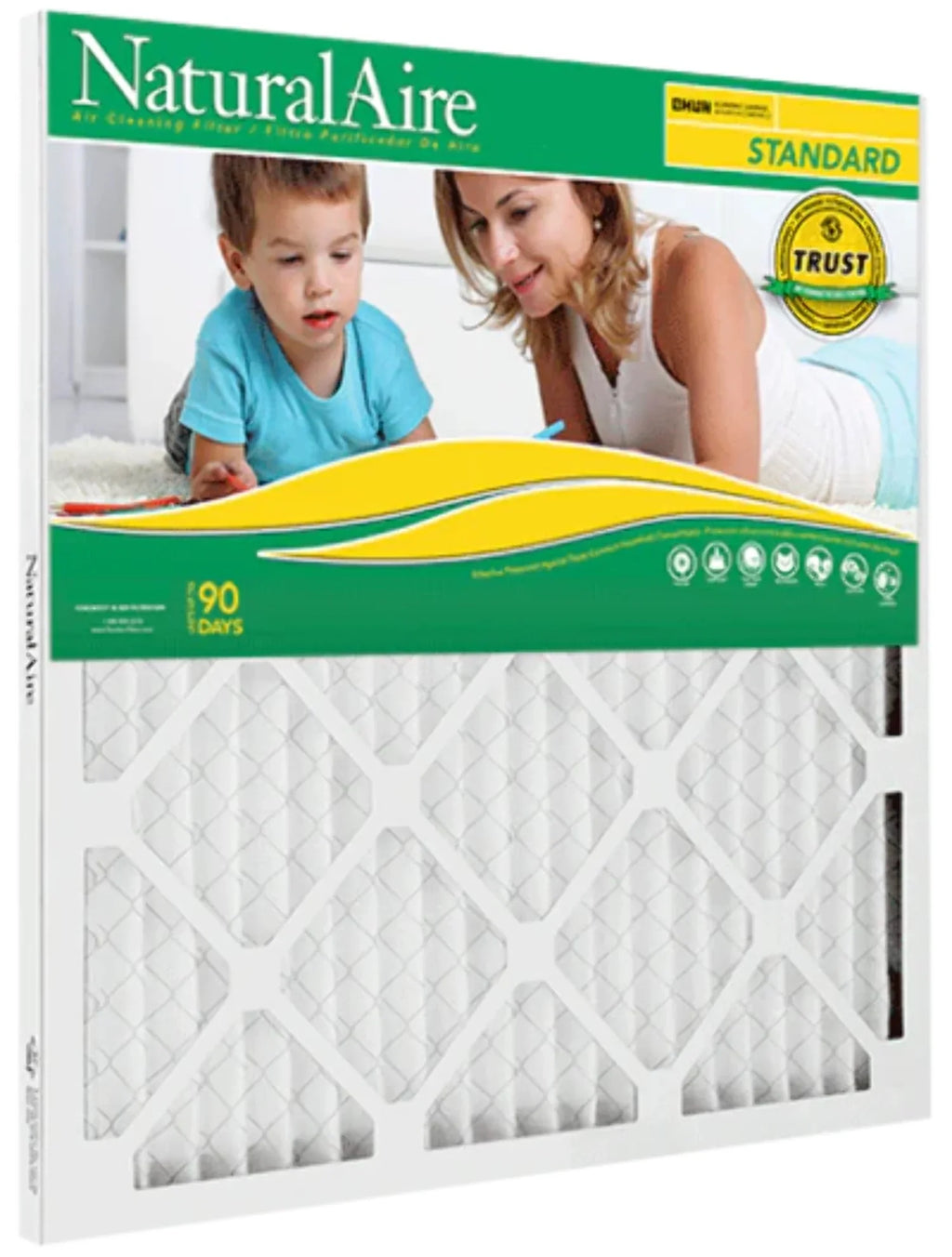 Precisionaire 4314720 10 x 36 x 1 in. Flanders NaturalAire 8 MERV Pleated Air Filter - Pack of 12