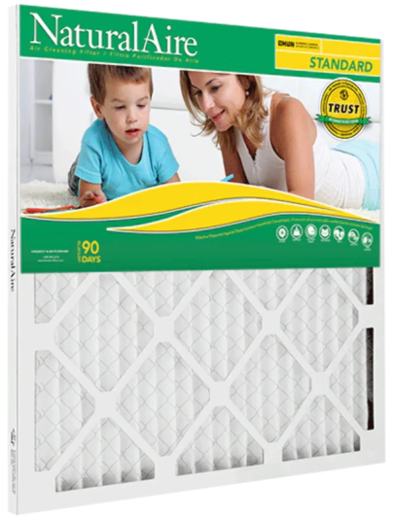 Precisionaire 4314720 10 x 36 x 1 in. Flanders NaturalAire 8 MERV Pleated Air Filter - Pack of 12