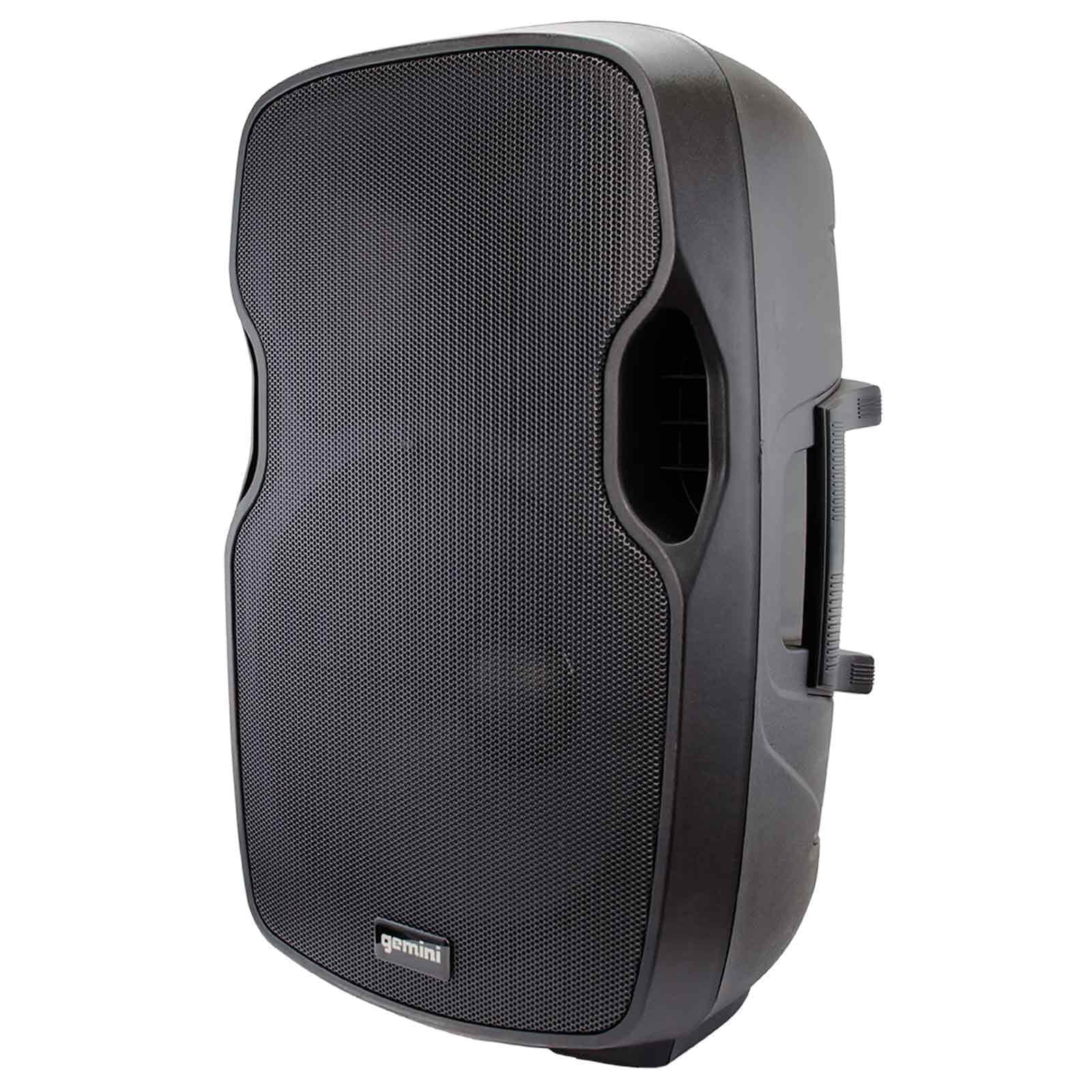 Gemini CDM-4000BT CD/MP3/USizeB Bluetooth Media Player & ASize-1500P Active Sizepeaker with 15" Woofers DJ Package