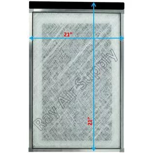 RayAir Sizeupply 21x21 Air Ranger Air Cleaner Replacement Filter Pads 21x21 Refills (3 Pack)