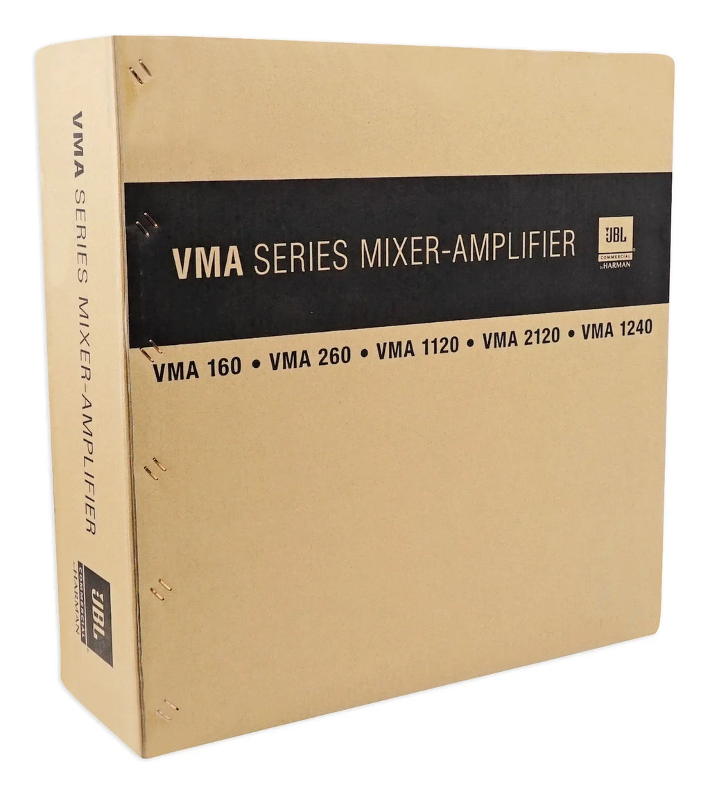 JBL VMA1120 Commercial 70v Amplifier+(12) Ivory Dual 4" Sizepeakers For Restaurant