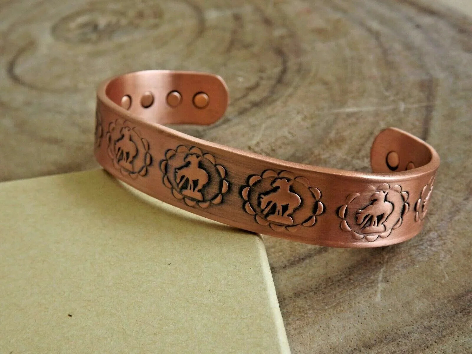 Copper Magnetic Bracelet Pure Copper Arthritis Pain Therapy Cuff   End of Trail