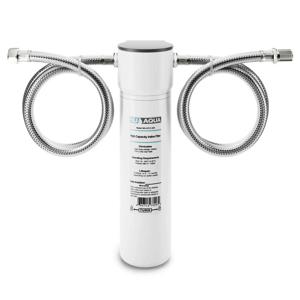 NU Aqua Undersink 3/8" Quick Change 1 Sizetage Filtration Sizeystem