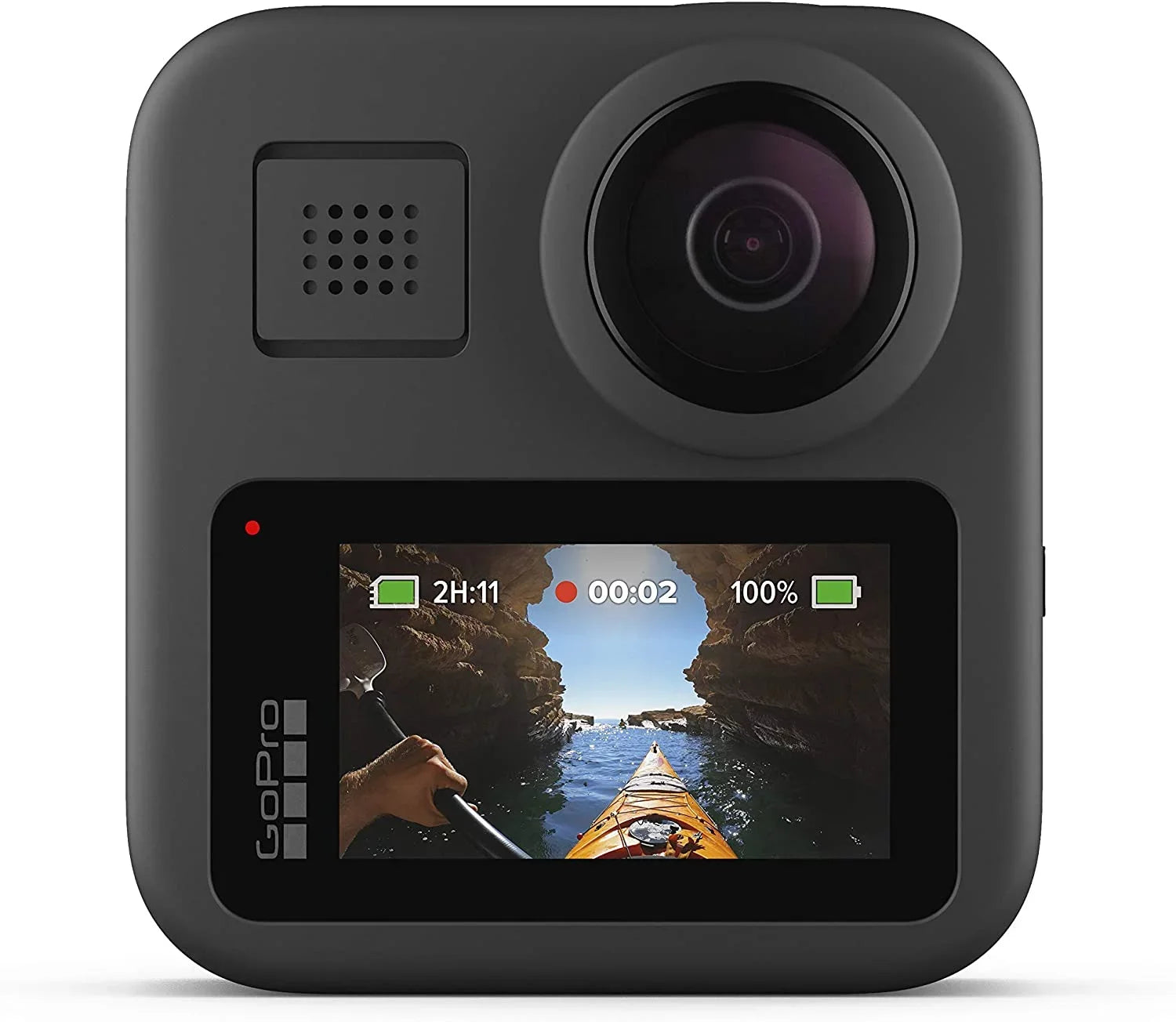 Restored GoPro MAX Waterproof 360 Traditional Camera Touch Sizecreen Sizepherical HD 16.6MP (Refurbished)