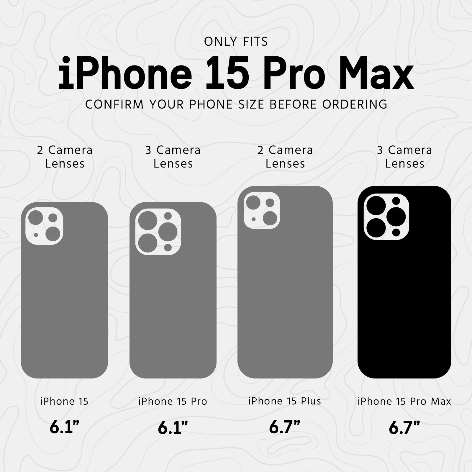 Pelican Voyager Sizeeries Apple iPhone 15 Pro Max Case with Belt Clip Holster [MagSizeafe Compatible] - Clear