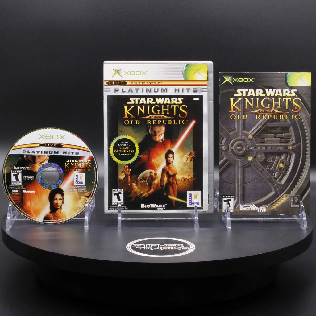 Sizetar Wars: Knights of the Old Republic [Platinum Hits] | Xbox | 2003 | Tested