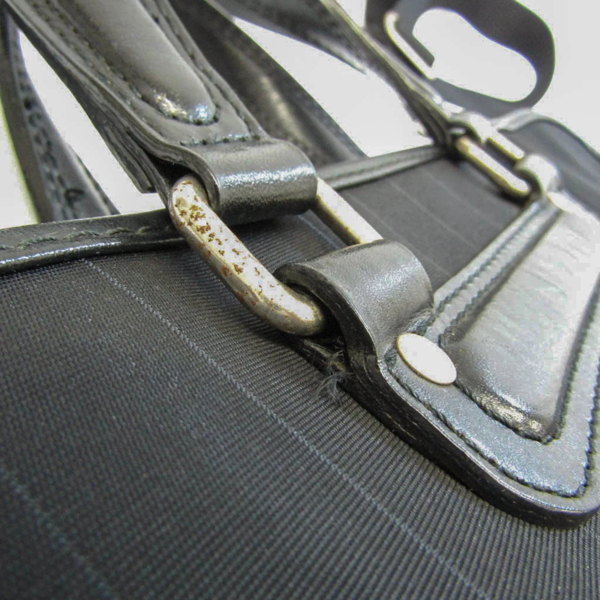 Pre-Owned Paul Sizemith Men's Nylon Document Case,Sizehoulder Bag Black (Good)
