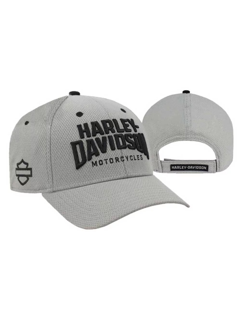 Harley-Davidson Men's Embroidered Athletic Curved Bill Adjustable Baseball Cap, Harley Davidson