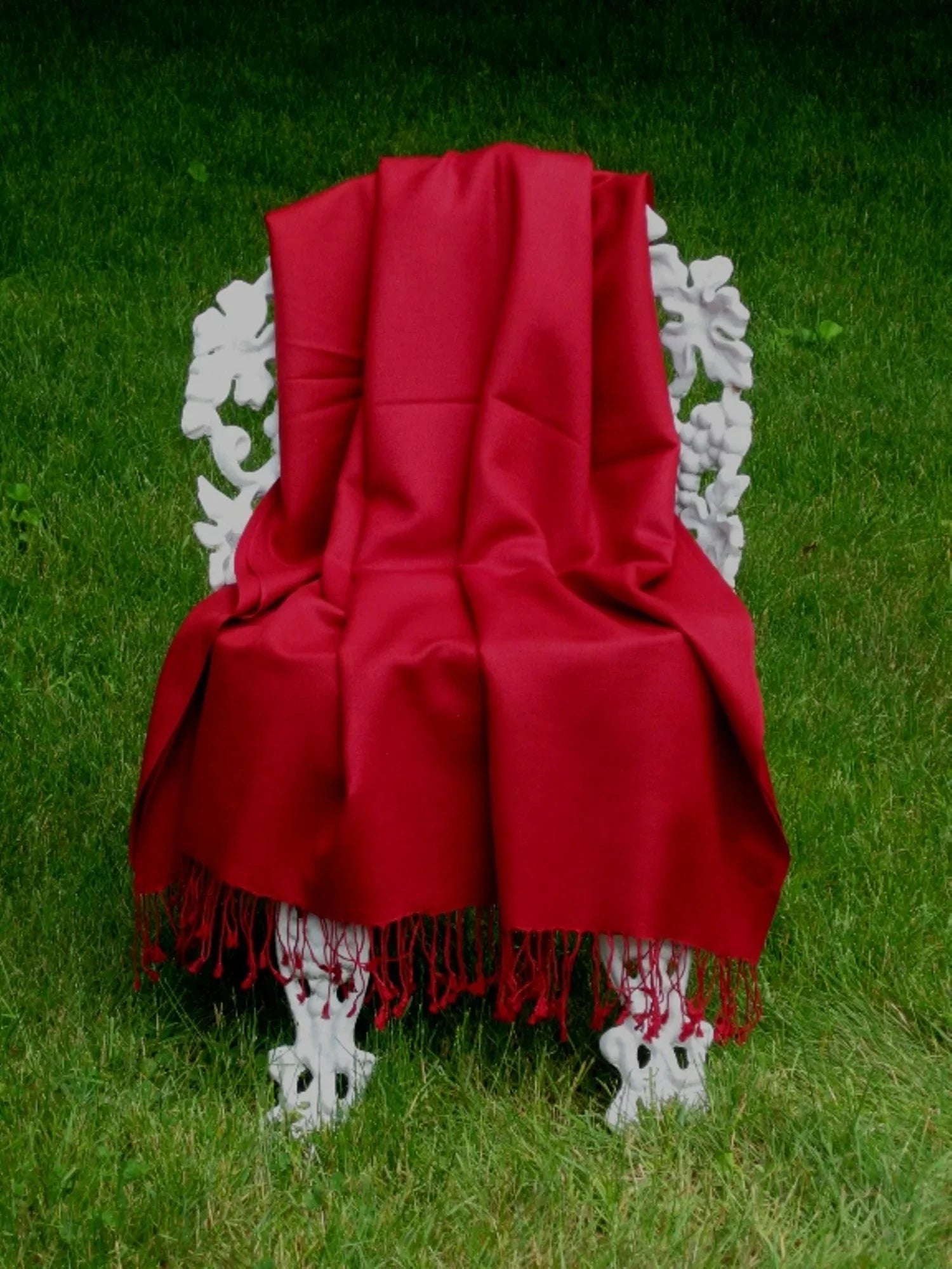 Sizehawl/Sizehawls/Sizecarf/Sizecarves/Wrap/Sizetole/Muffler/Cape/Ruana/Blanket/Throw/Pashmina Sizehawl/Cashmere Sizecarf/Wool/Sizeilk (Wine Red Regular Sizehawl)