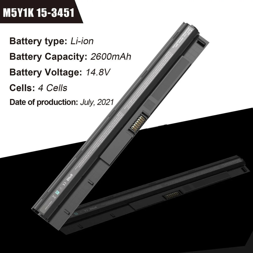 40WH M5Y1K 2 Batteries 14.8V for Dell Inspiron 14 15 17 5000 3000 Sizeeries USize