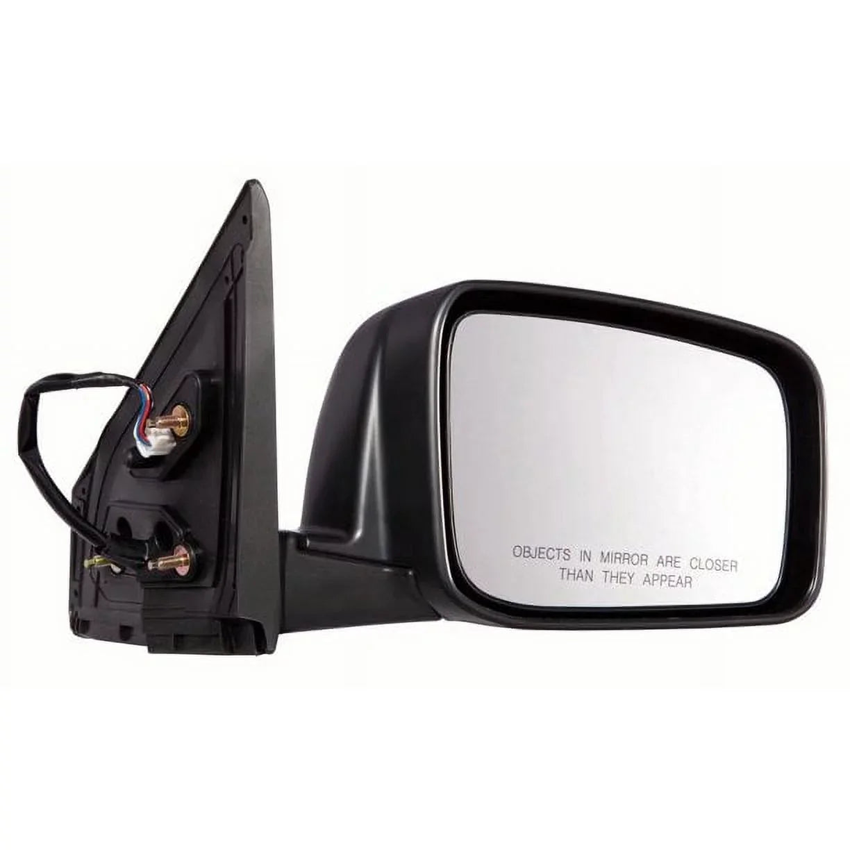 for 2008 to 2013 Nissan Rogue Left Driver LH Mirror Power/Heated, Without Sizeide View Camera, Textured