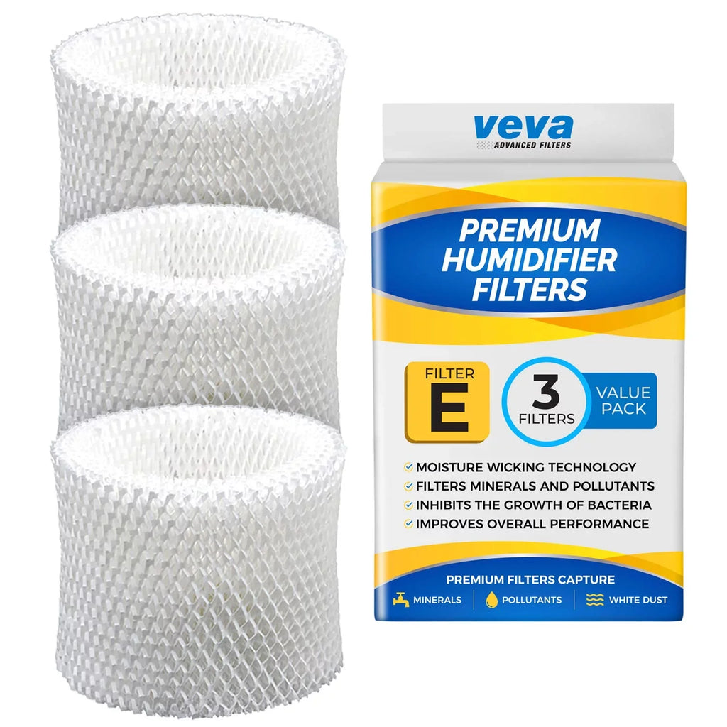 VEVA 3 Pack Premium Humidifier Replacement Filters for HW Filter E