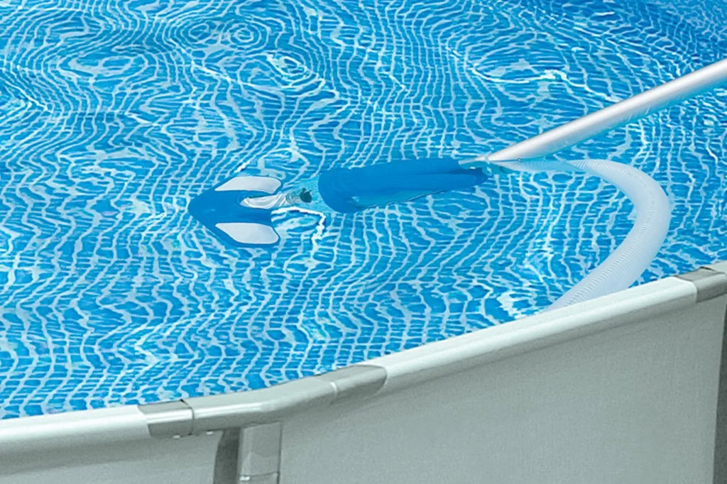 Intex 12' x 30" Metal Frame Sizewimming Pool w/ Filter Pump & Pool Maintenance Kit