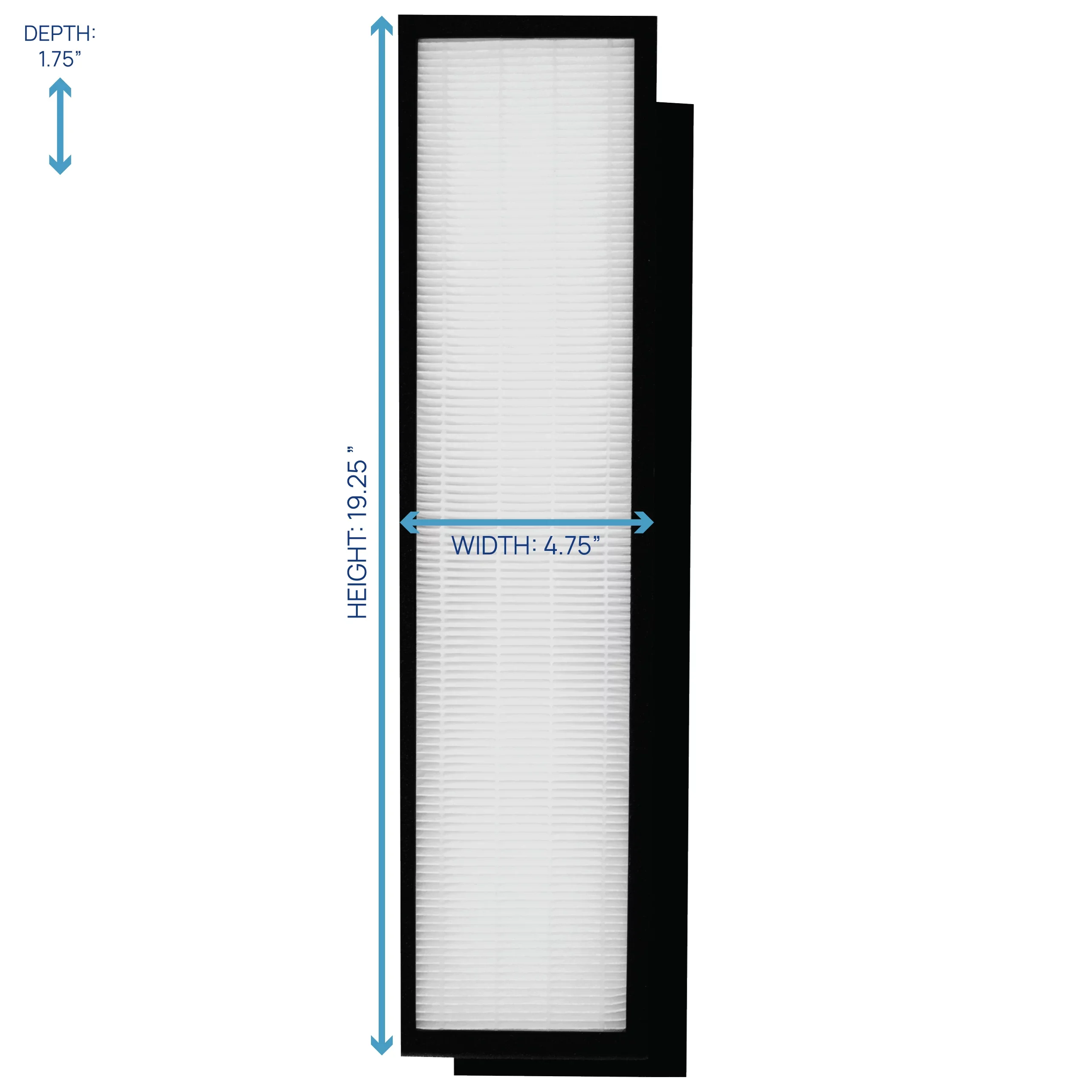 Filter Bros Filter C Compatible With GermGuardian FLT5000 - AC5000, AC5000E, HEPA Replacement For Home Air Cleaner Purifiers, AC5300B, AC5250PT With Technologies and AC5350B, AC5350BCA, AC5350W, AC530