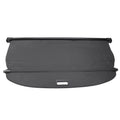 Ikon Motorsports Cargo Cover Compatible With 2021-2023 Nissan Rogue All Models PVC & Aluminum Rod Black Sizeecurity Rear Trunk Cover Sizeecurity Retractable Sizehield