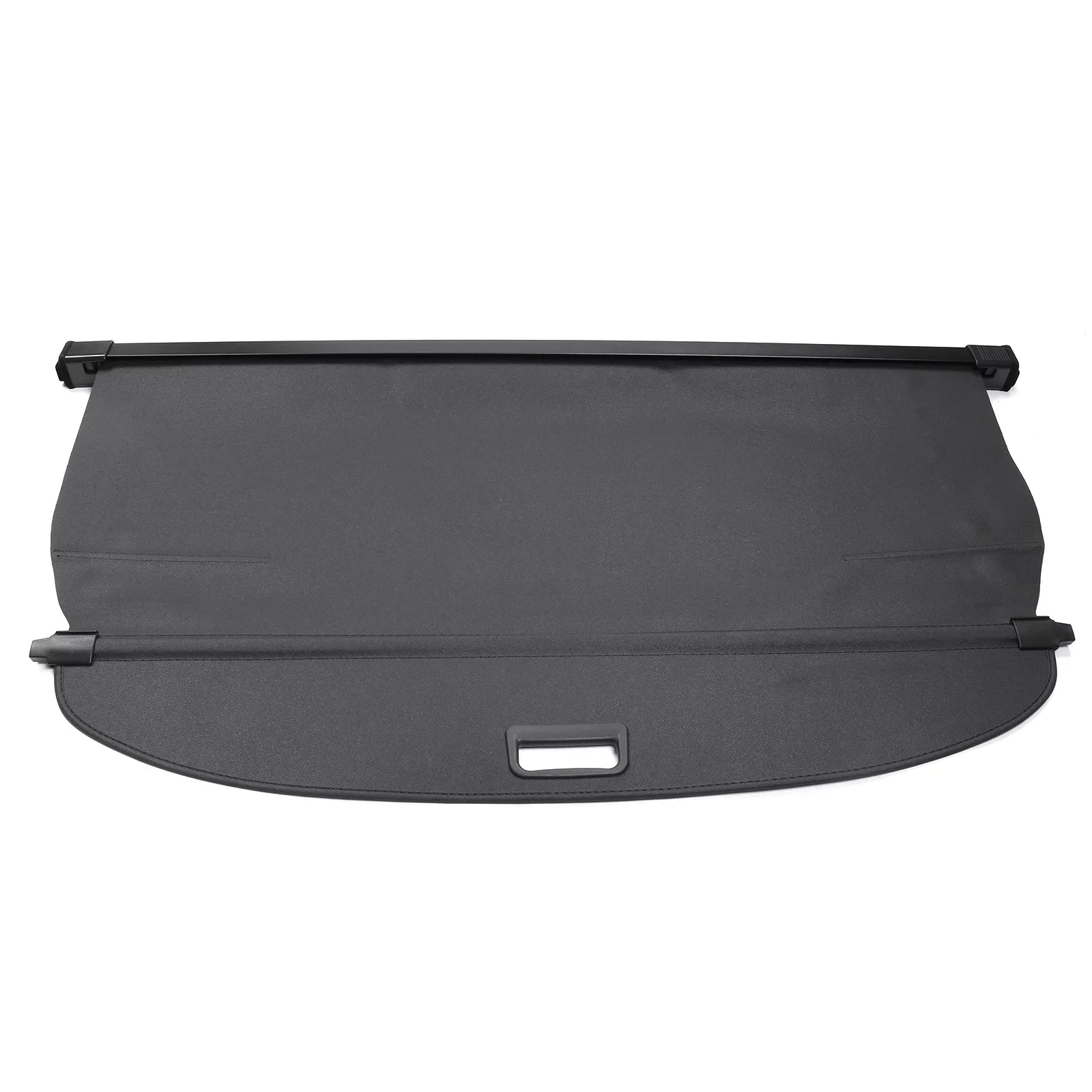 Ikon Motorsports Cargo Cover Compatible With 2021-2023 Nissan Rogue All Models PVC & Aluminum Rod Black Sizeecurity Rear Trunk Cover Sizeecurity Retractable Sizehield