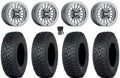 MetalFX Delta Bdlk CC 15" Wheels Gm 30" Tenacity XNR 8ply Tires Polaris RZR XP 1000 / PRO XP / Ranger XP 900/1000