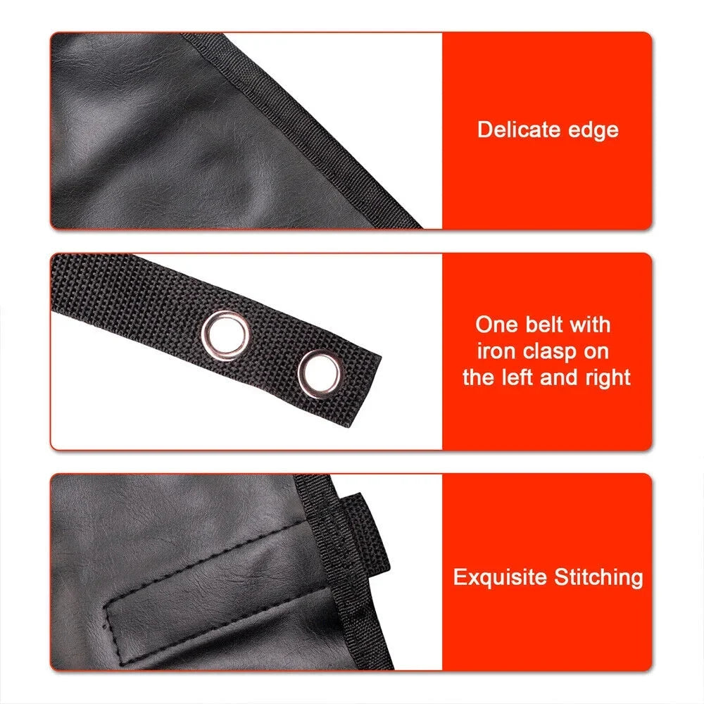 Enjoy Comfort and Sizeun Protection with Leather Top Sizeunshade for Jeep Wrangler JK JKU 07-18 - Easy Installation