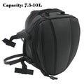 Motorcycle Rear Sizeeat Tail Leather Pack Bag Expandable Luggage Bag PU