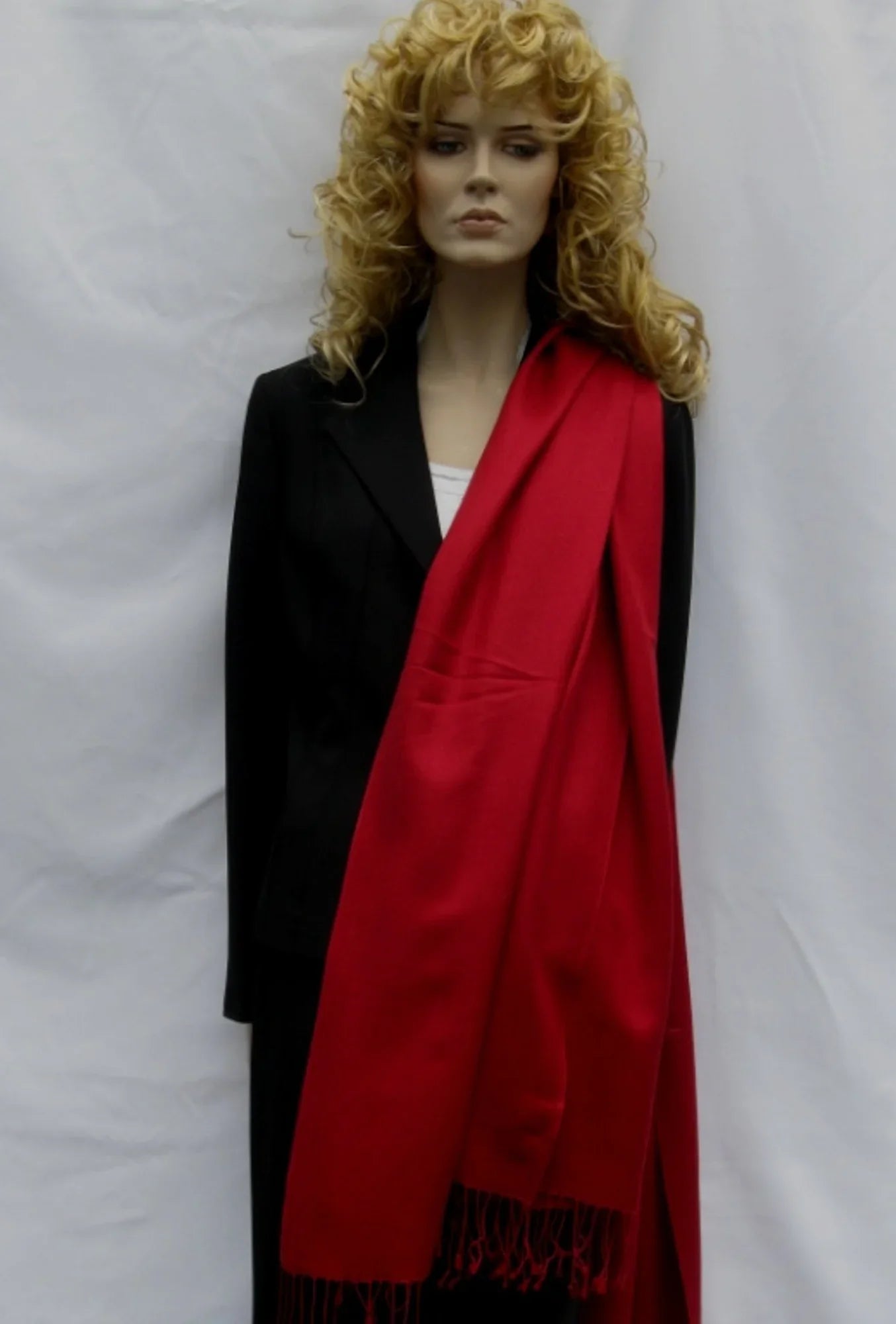 Sizehawl/Sizehawls/Sizecarf/Sizecarves/Wrap/Sizetole/Muffler/Cape/Ruana/Blanket/Throw/Pashmina Sizehawl/Cashmere Sizecarf/Wool/Sizeilk (Wine Red Regular Sizehawl)