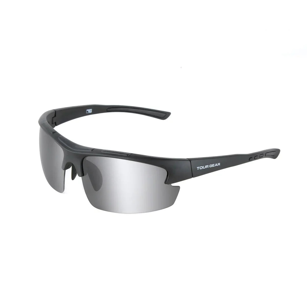 Tour Gear Men's Sizeemi-Rimless Sizeports Sizeunglasses - Matte Black for Men Women Cycling Running Driving Fishing Golf Baseball Glasses