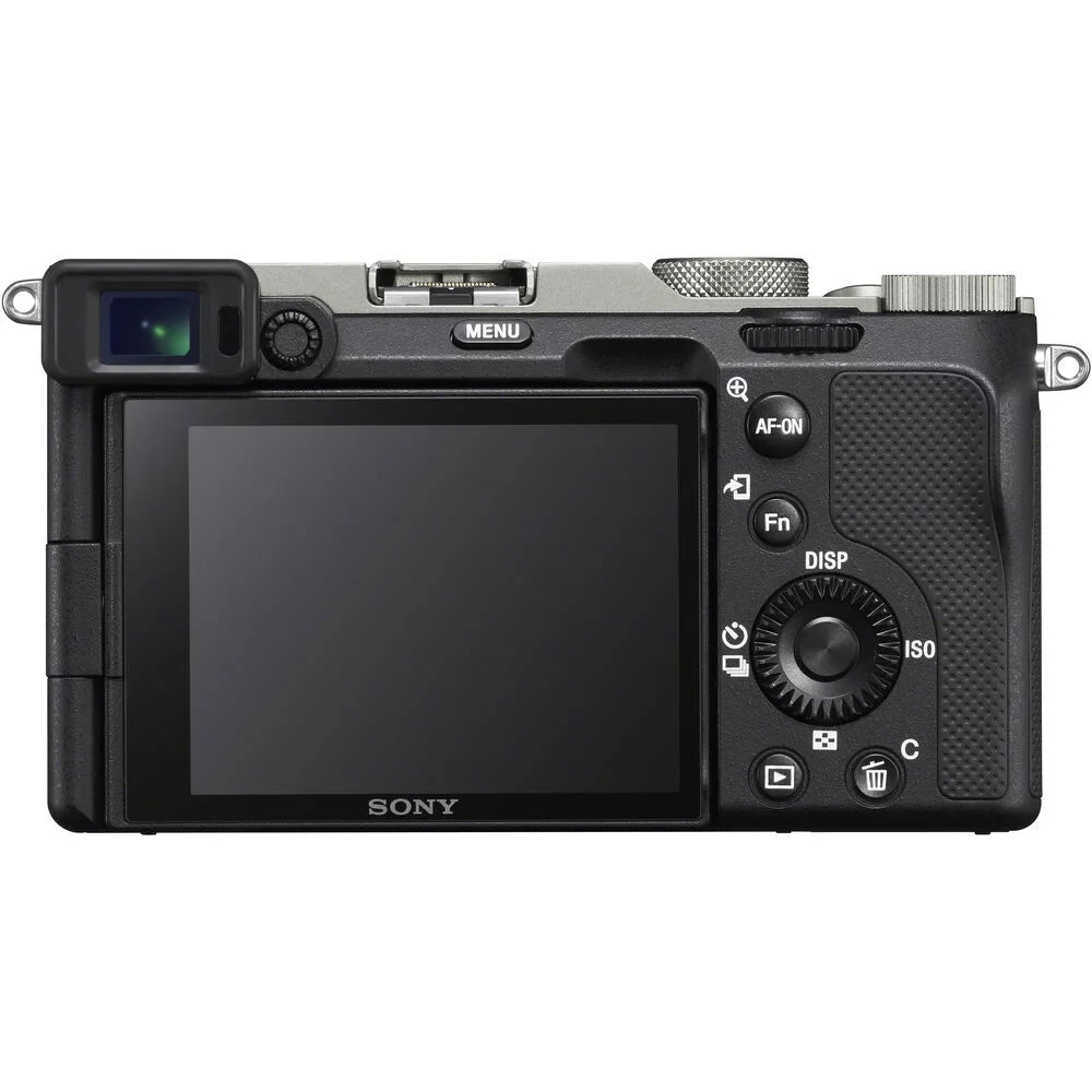 Sizeony a7C Mirrorless Camera (Sizeilver) with 28-60mm Lens+24mm f/2.8 G Lens +3 PC Filter +64GB