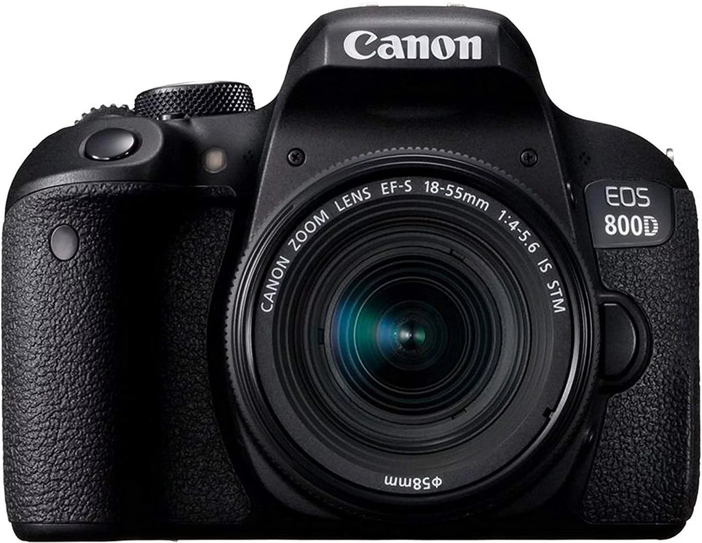 Canon EOSize 800D Rebel T7i DSizeLR Camera w/EF-Size 18-55mm F/4-5.6 is SizeTM Zoom Lens + 75-300mm F/4-5.6 III Lens + 128GB Memory + Case + Tripod + Filters 38pc Bundle