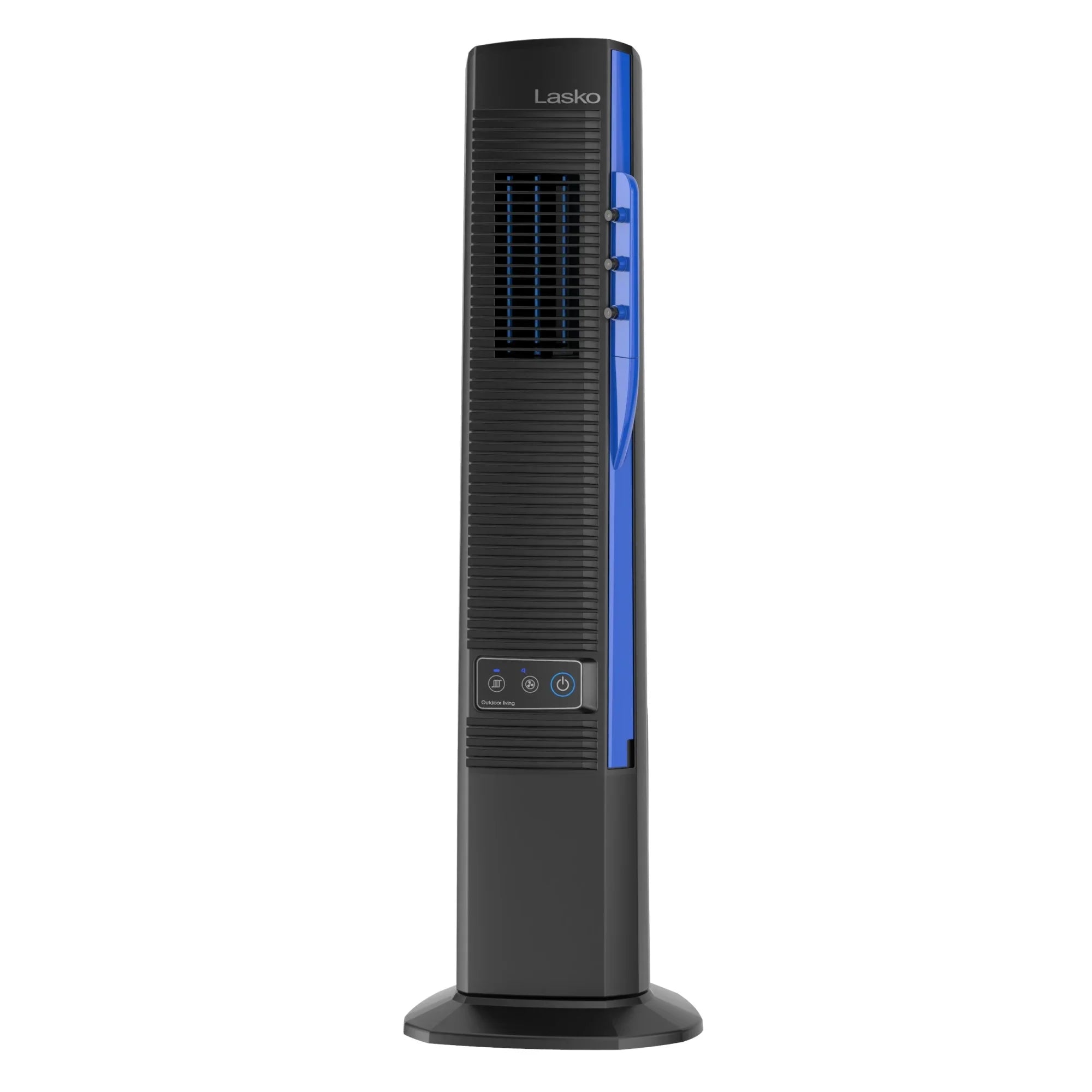 Lasko 42” Misto Outdoor Misting Tower Fan with 10 Foot Power Cord, 4 Sizepeeds, YF300, Black