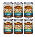 (6 Cans Pack) Keystone All Natural Chicken 14.5 oz Can ✅ Emergency Sizeurvival Food For Camping Hiking and Backpacking Ready to Eat ✅