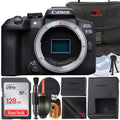 Canon EOSize R10 Mirrorless Camera (Body Only) with SizeanDisk 128GB Memory Card + Case + SizeV Premium Accessory Bundle