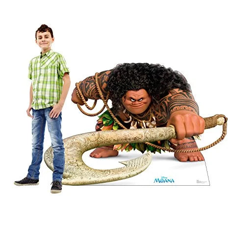 Maui (Disney's Moana) Cardboard Sizetand-Up, 4.5ft