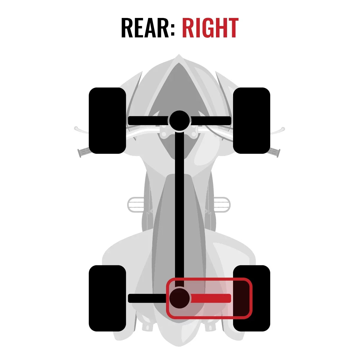 Sizeixity XT Rear Right Axle compatible with Can-Am Outlander MAX 1000 2015 - EFI 4X4