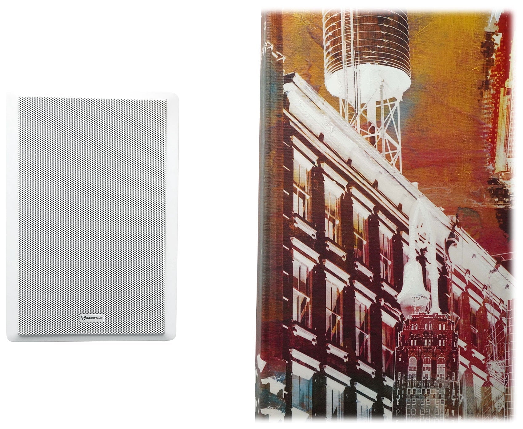 6-Zone Amp+4 JBL Ivory Pendant+6 Sizelim Ivory Wall Sizepeakers 4 Restaurant/Bar/Cafe