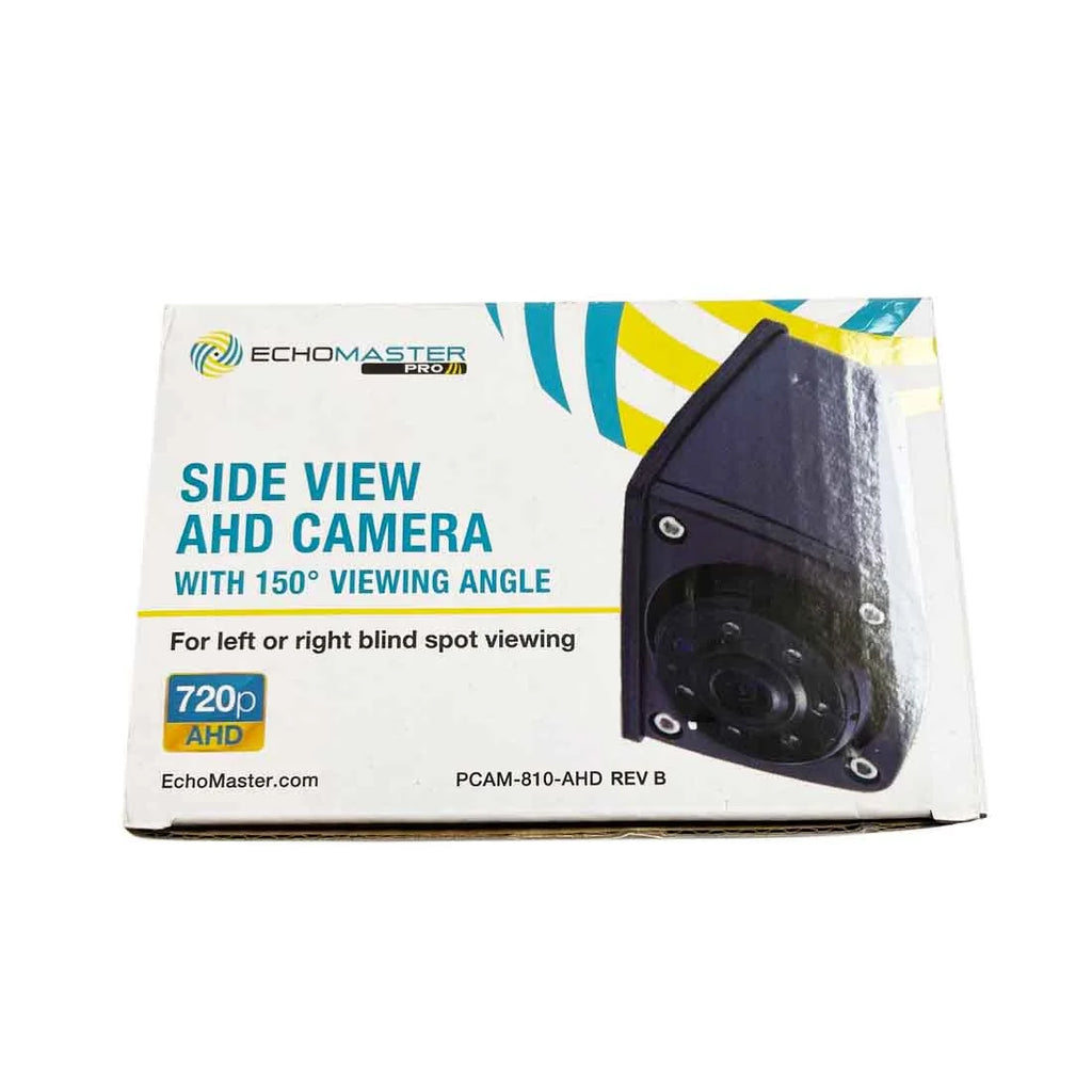 EchoMaster PCAM-810-AHD REV B Sizeide View 720p AHD Camera w/ 150° Viewing Angle