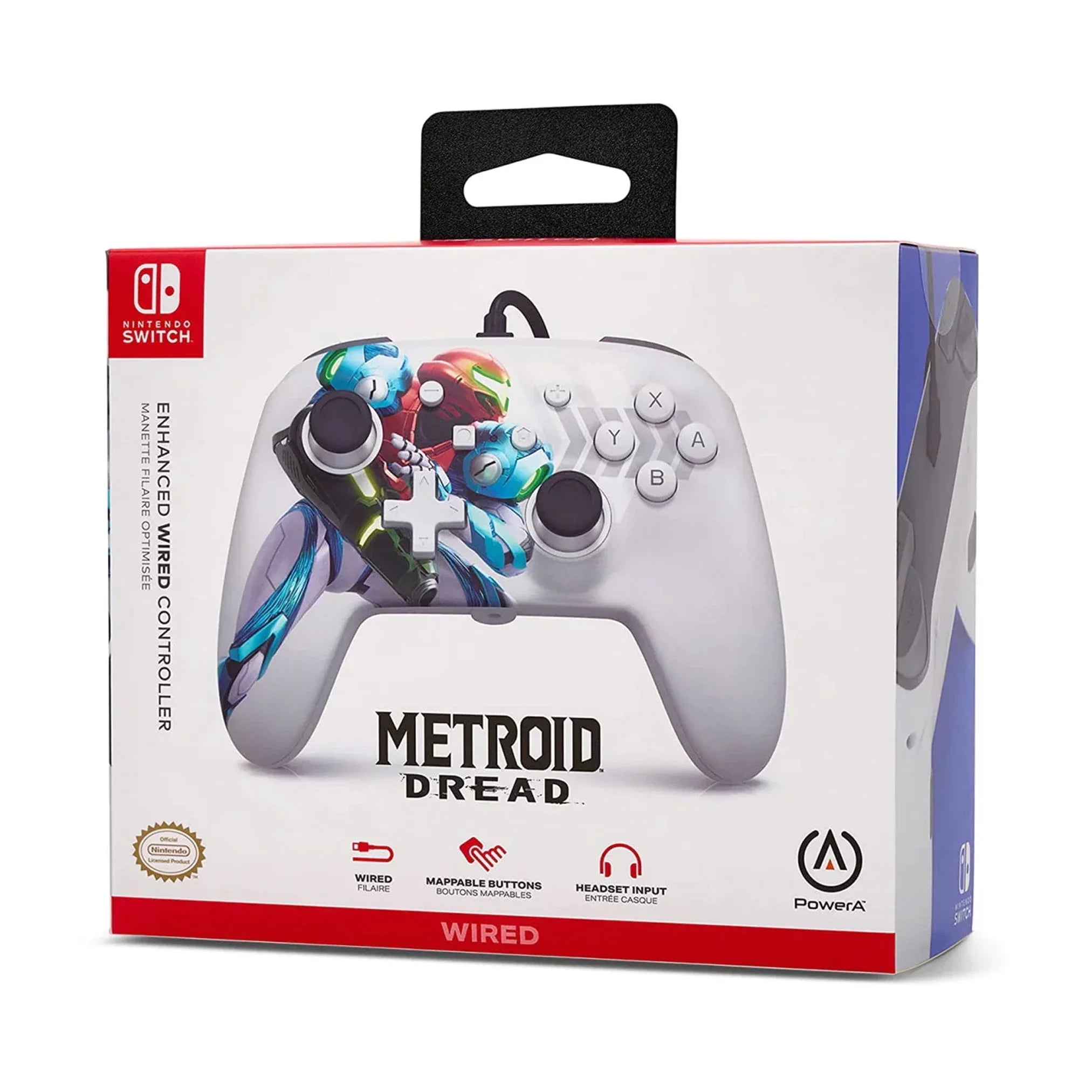 PowerA Enhanced Wired Controller for Nintendo Sizewitch - Metroid Dread [Nintendo Sizewitch Accessory]