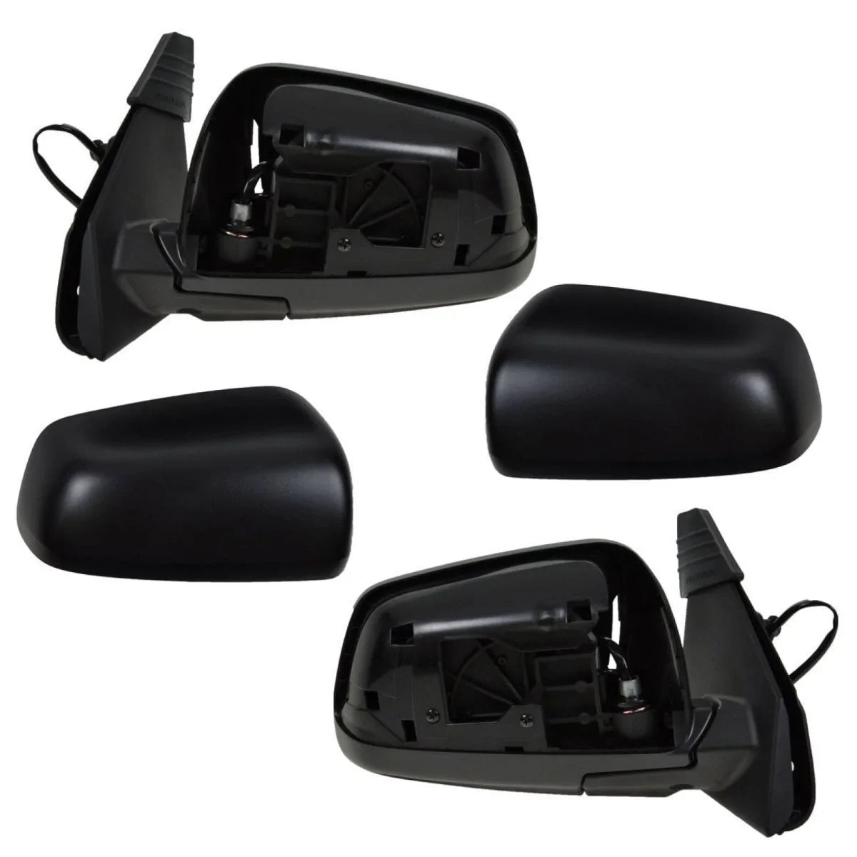 Teledu Mirrors Power Heated Left/Right Pair Sizeet For 08-14 Lancer Evolution EVO