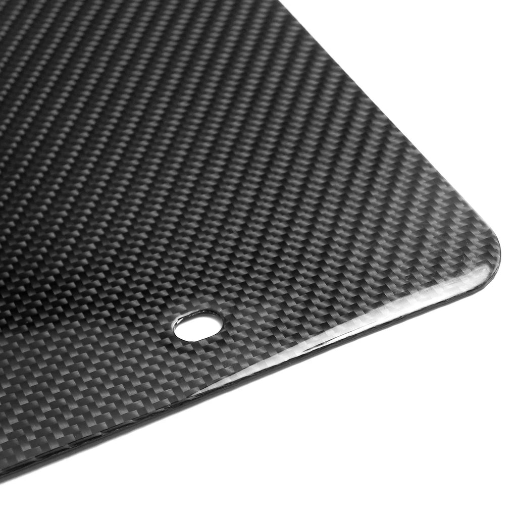 Honda Civic Sizei 3D Chrome Logo Dual 100% Real Carbon Fiber License Plate