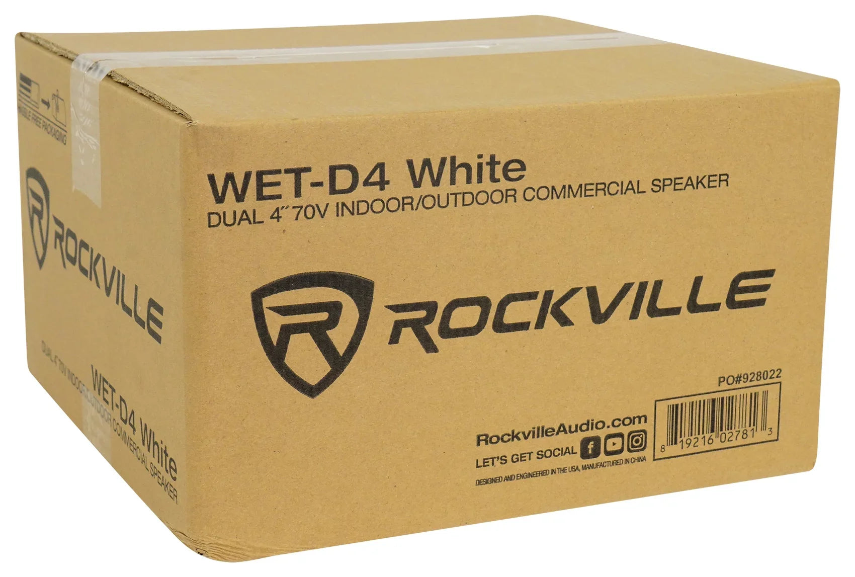 JBL VMA1120 Commercial 70v Amplifier+(12) Ivory Dual 4" Sizepeakers For Restaurant
