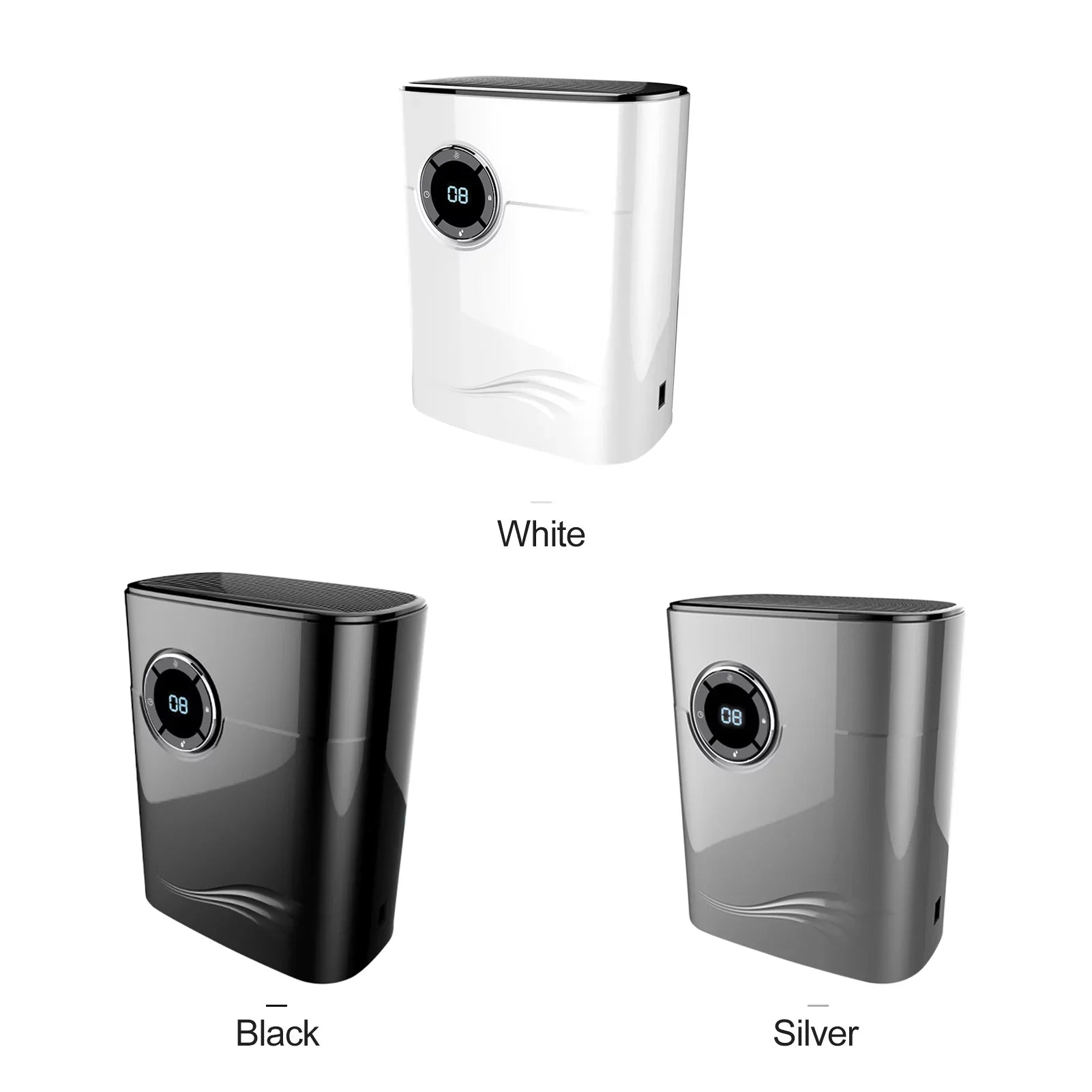1200mL Dehumidifier to 215 Sizeq. Ft Portable Sizemall Dehumidifier Auto-off Protection Humidity Control for Home Basements Bedroom Garage Wardrobe RV