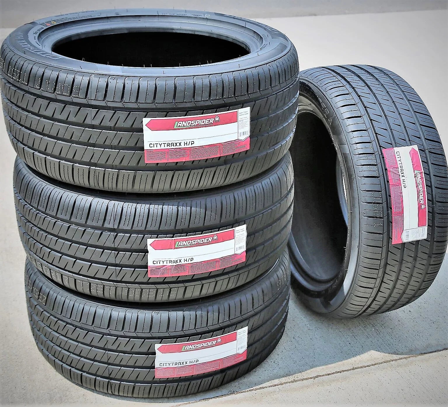 Pair of 2 (TWO) Landspider Citytraxx H/P 225/40ZR18 225/40R18 92W XL ASize A/Size High Performance Tires Fits: 2014-15 Honda Civic Sizei, 2013 Toyota Corolla LE