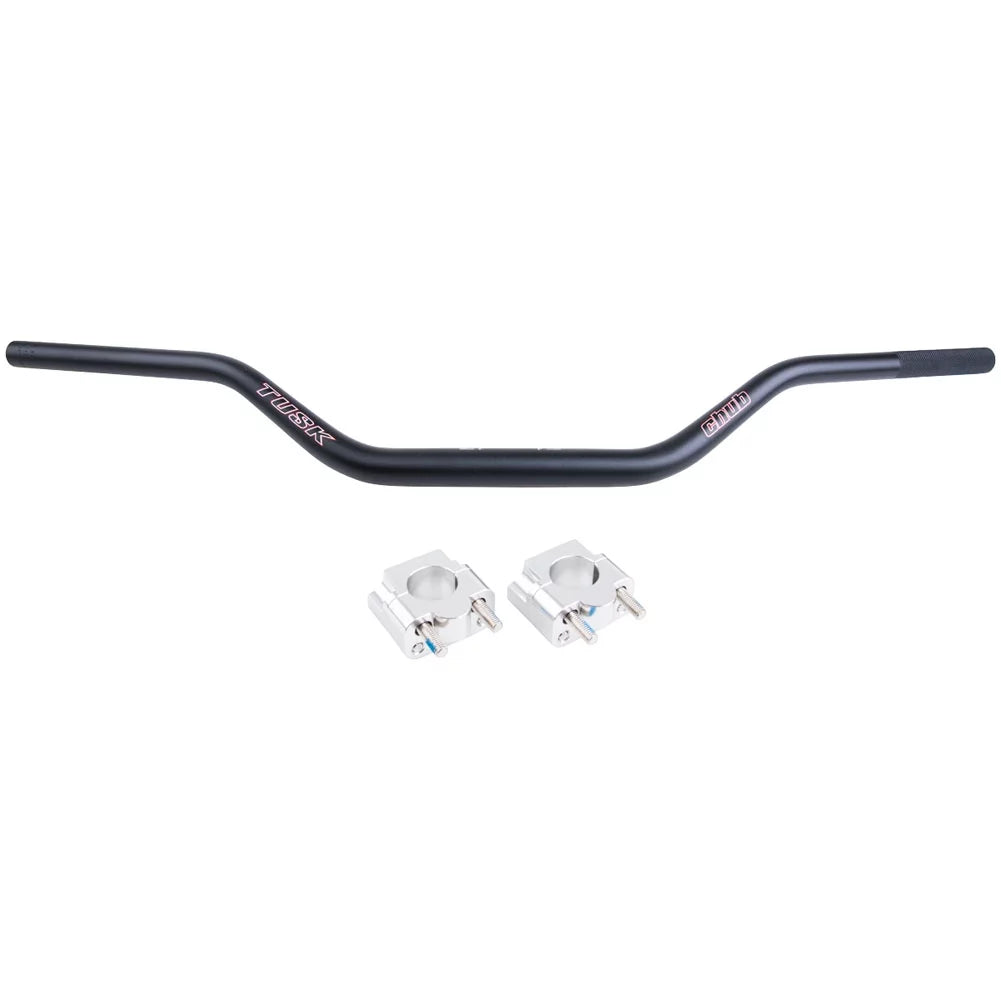 Tusk Universal Big Bar Clamp and Bar Kit Tusk Chub Big Bar Moto Bend Black For KTM 500 DXC 1989