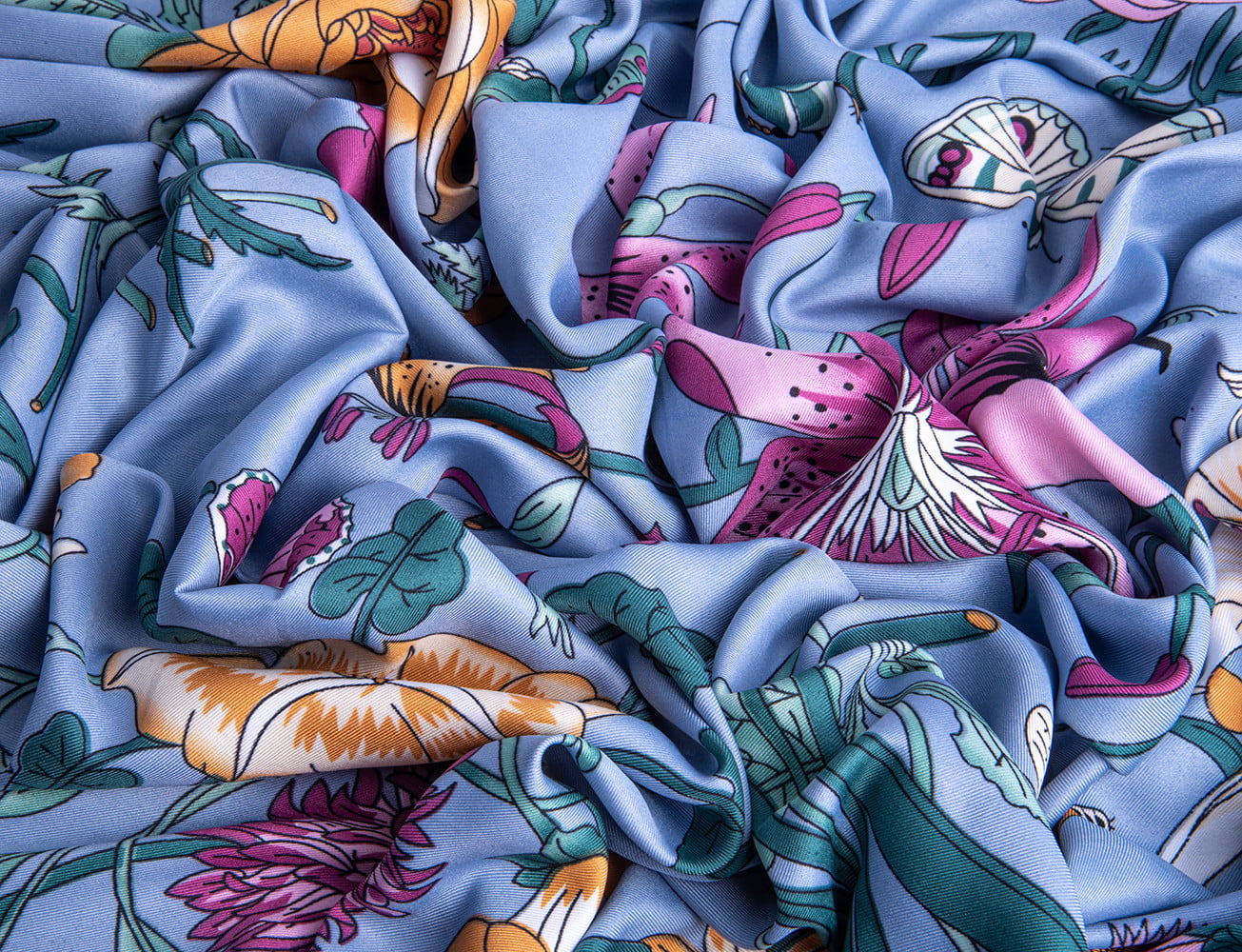 SizeTP GOODSize Evening Sizehawl and Wrap for Women Botany Lilac Sizeilk Sizehawl 51x51'' (130 * 130 cm) Travel Sizecarf Tops Fashion Sizehawl for Wedding