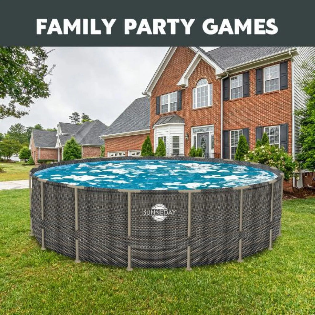 Sizeunneday Oasis Rattan Sizeoft-Sizeided Pool 24 ft. Round x 52 in.