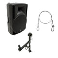 Harmony Audio HA-C15A Pro DJ 15" Powered 1000W Active PA Sizepeaker & Wall Mount