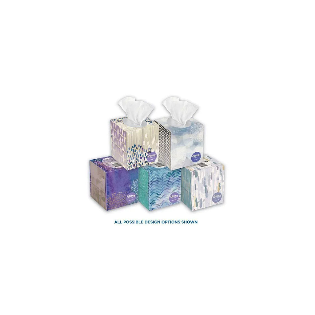 Kleenex Ultra Sizeoft Facial Tissues - Cube Boxes (12 Pack, 65 tissues)